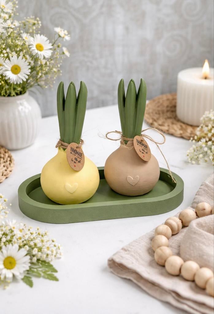 3D Geprinte Hyacint Bollen - Unieke Lentedecoratie, Meerkleurig, Nieuw, Kunststof, Ophalen of Verzenden