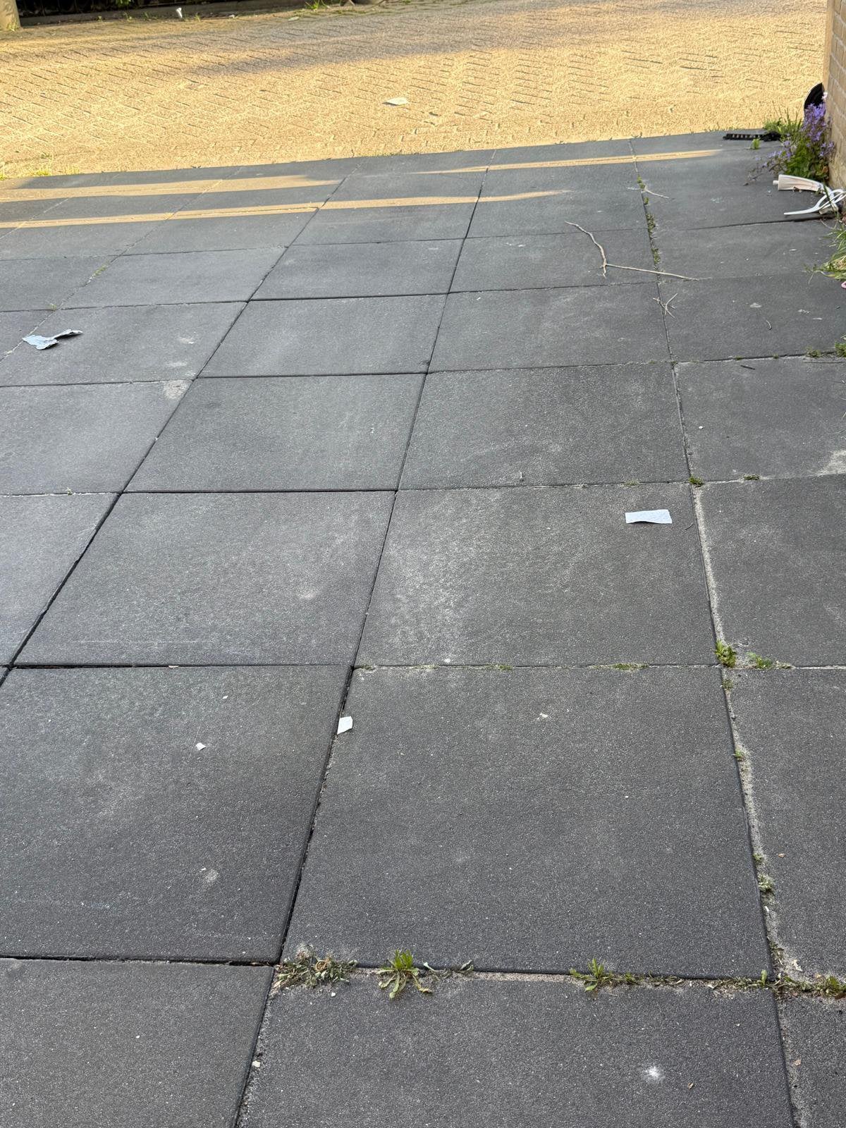 Grijze tegels 60x60, Tuin en Terras, Tegels en Klinkers, Ophalen of Verzenden, Zo goed als nieuw, Beton, Terrastegels