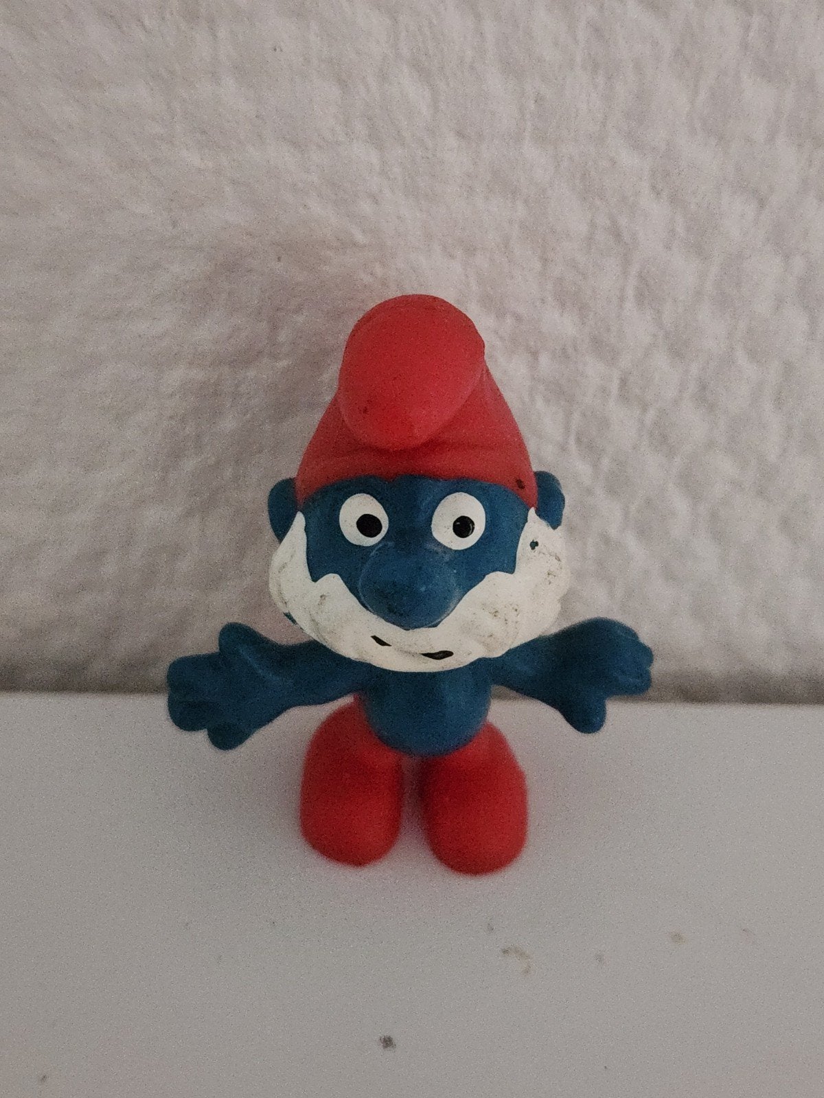 Schleich - Grote Smurf - 1969, Verzamelen, Smurfen, Ophalen of Verzenden, Gebruikt, Grote Smurf, Poppetje, Figuurtje of Knuffel
