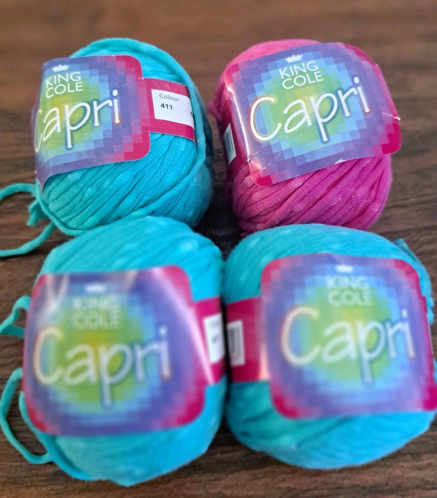 King Cole Capri Fine Garen met katoen- 4 Bollen, Ophalen of Verzenden, Breien of Haken, Wol of Garen