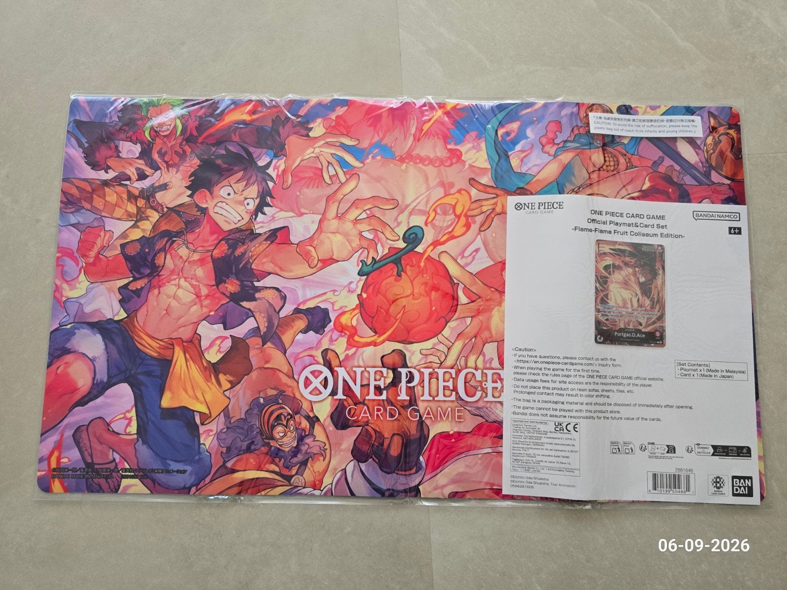 Official Playmat Flame-Flame Fruit Coliseum Edition, Ophalen, Nieuw, Losse kaart, Foil