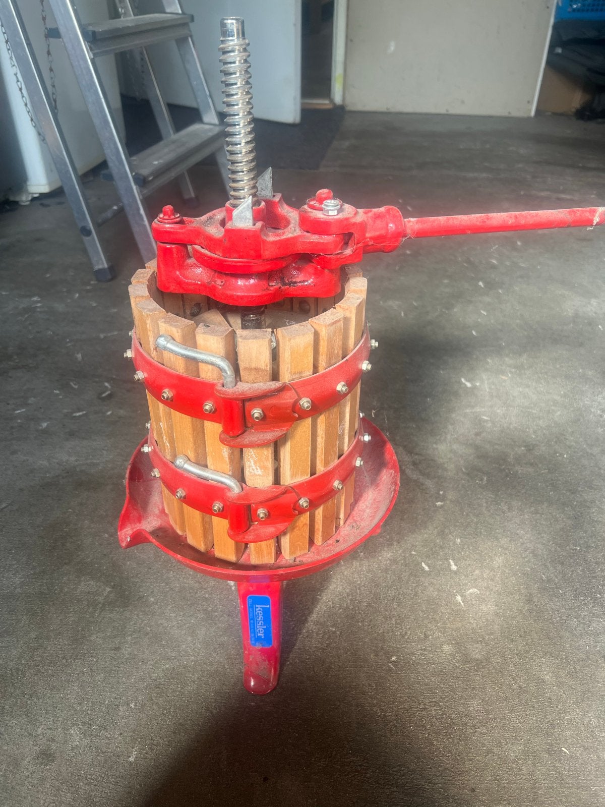 Kessler Fruitpers / Sapmaker - Handmatig, Ophalen, Gebruikt