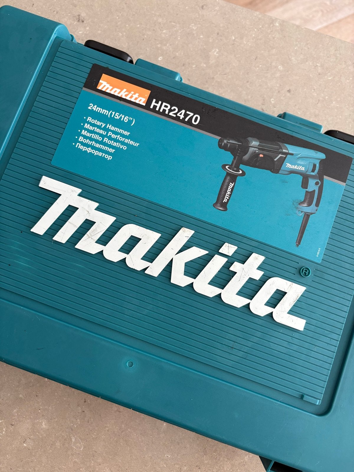 Makita SDS-plus combihamer 780W HR2470, Doe-het-zelf en Verbouw, Gereedschap | Boormachines, Ophalen, 600 watt of meer, Boor- en/of Breekhamer