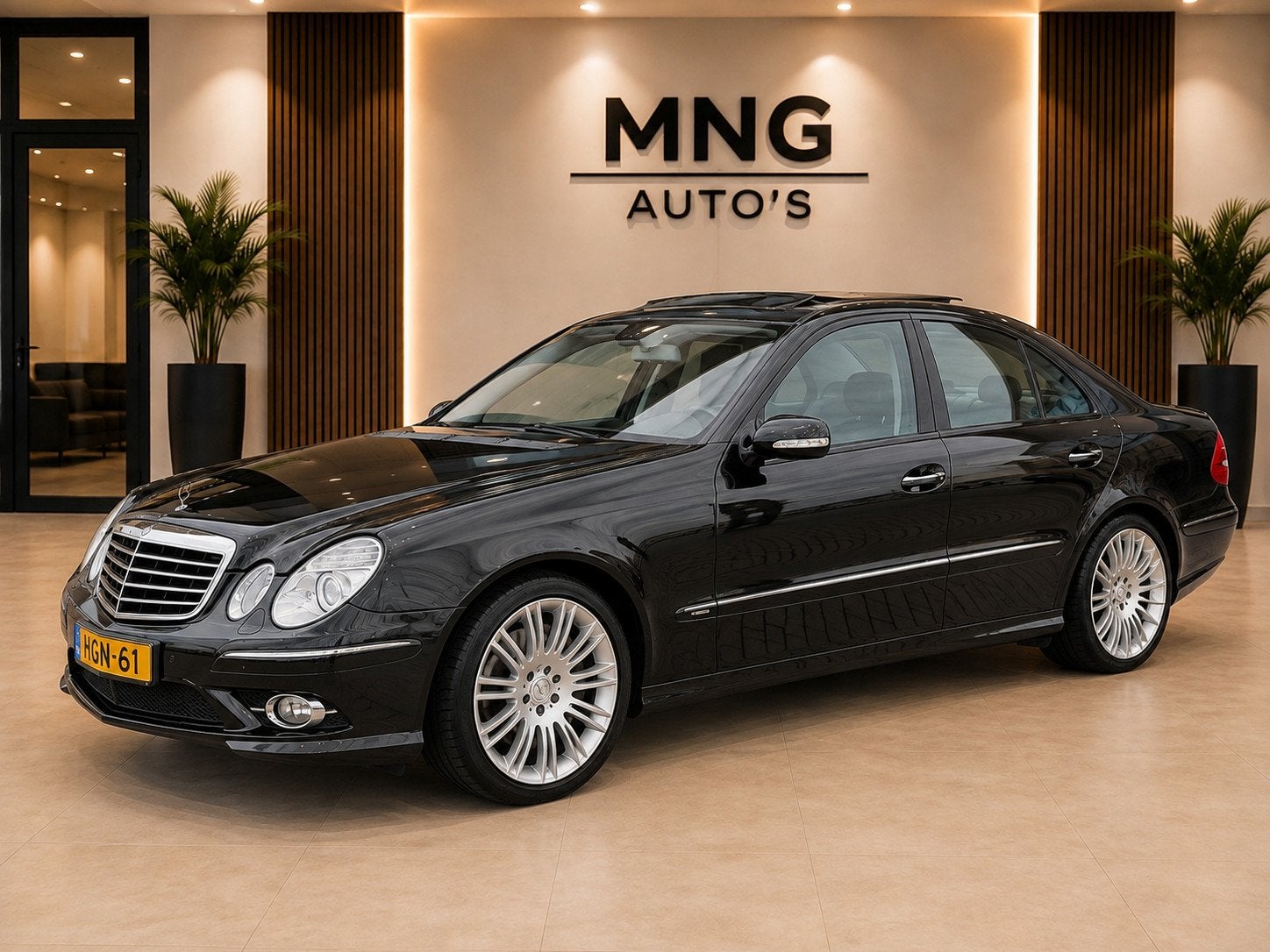 Mercedes-Benz E-klasse 280 CDI AMG|Pano|2’Eigenaar|Nieuwst, Automatische klimaatregeling, Achterwielaandrijving, Gebruikt, Zwart