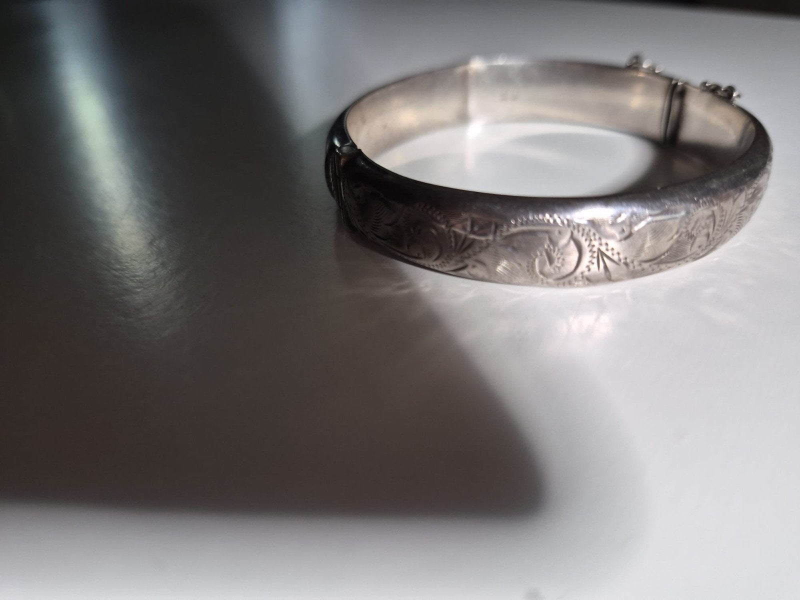 Antieke zilveren armband begin 19de eeuw., Ophalen of Verzenden, Zo goed als nieuw, Zilver, Zilver