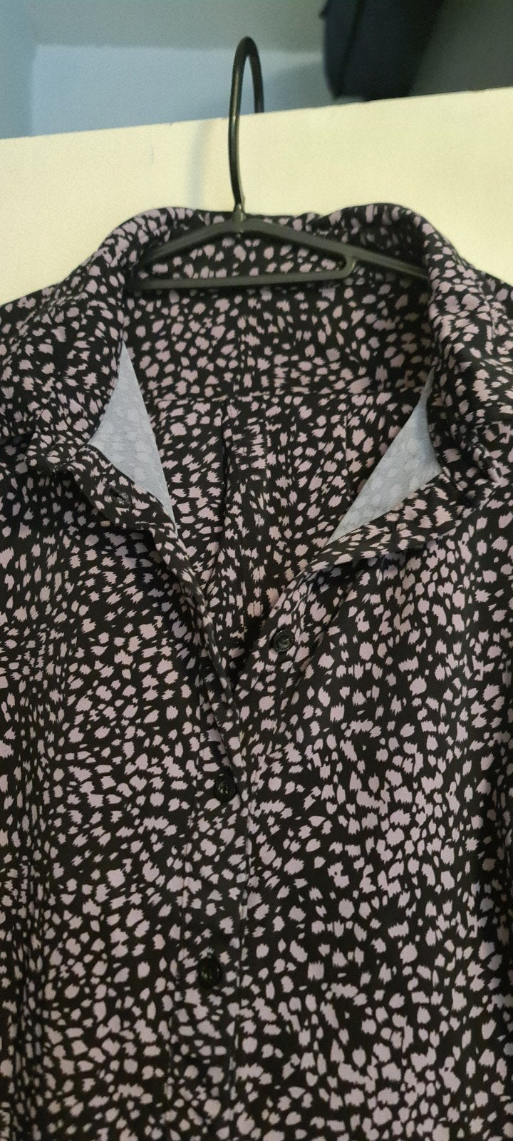 2-delige Co-Ord Set Panterprint - Blouse & Broek Maat L, Kleding | Dames, Ophalen, Meerkleurig, Maat 42/44 (L), Zo goed als nieuw