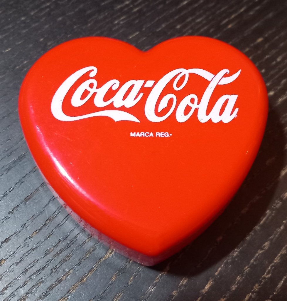 Coca Cola rood kunststoffen hartje, Ophalen of Verzenden, Gebruikt, Overige typen