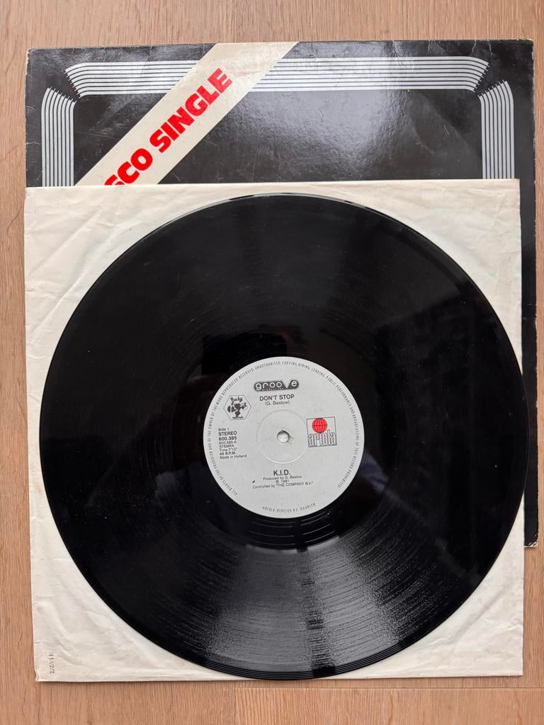 K.I.D. - Don't Stop (Disco Single, 1981), Gebruikt, Maxi-single, Dance, Ophalen of Verzenden
