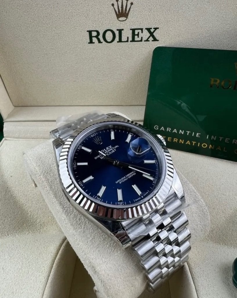 Rolex datejust, Blauw, IOS, Nieuw, Ophalen of Verzenden