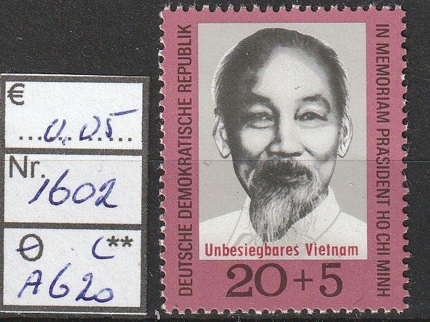 DDR Ho Chi Minh Michel 1602 Nr.A620p, Verzenden, DDR, Postfris