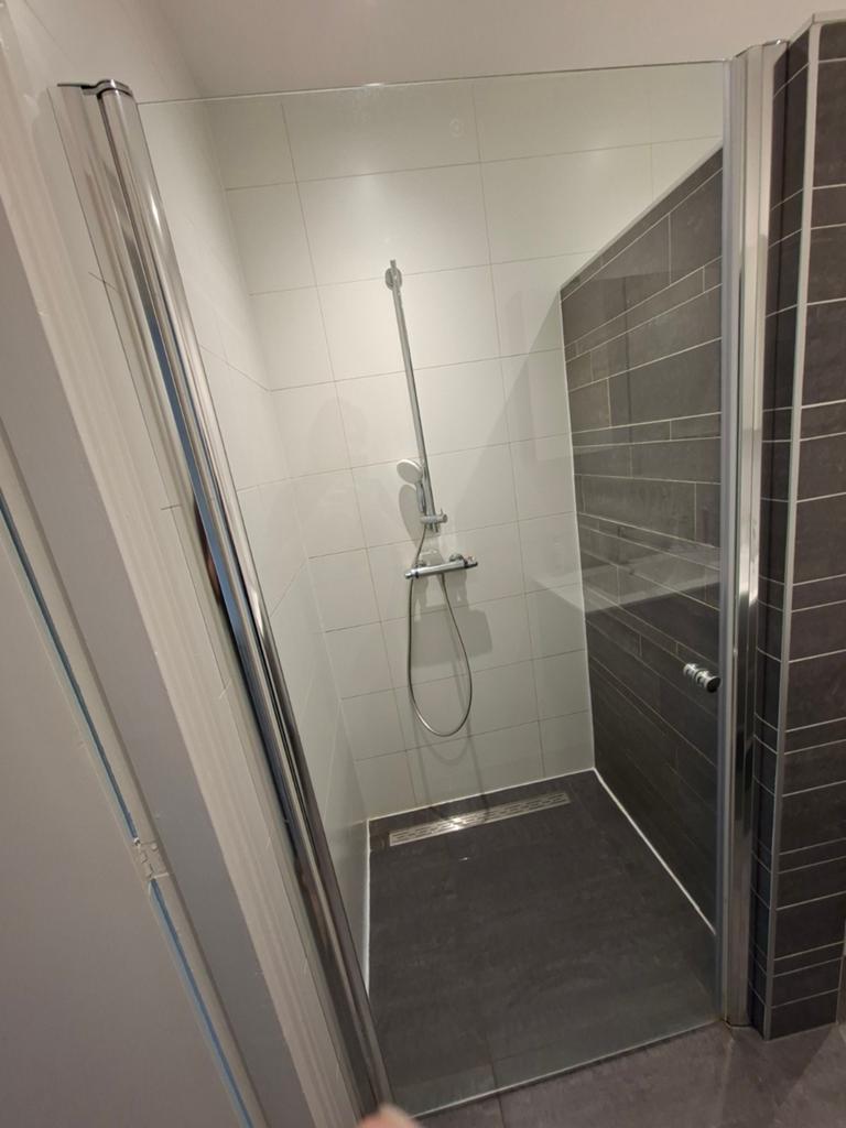 Glazen douchedeur 198x89, Doe-het-zelf en Verbouw, Sanitair, Ophalen, Douche
