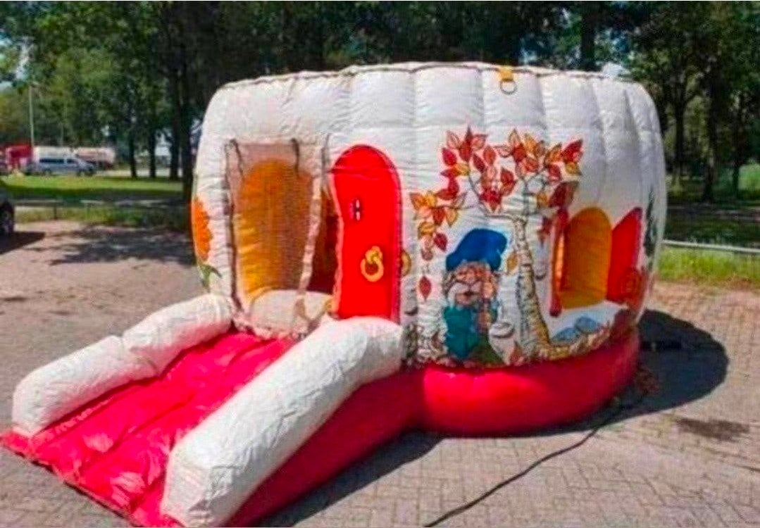 Te koop springkussen kabouter zonder blower 3 meter doorsnee, Ophalen of Verzenden