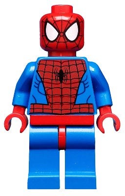 LEGO Super Heroes sh0115 Spider-Man - Black Web Pattern,, Gebruikt, Overige thema's, Lego, Ophalen of Verzenden