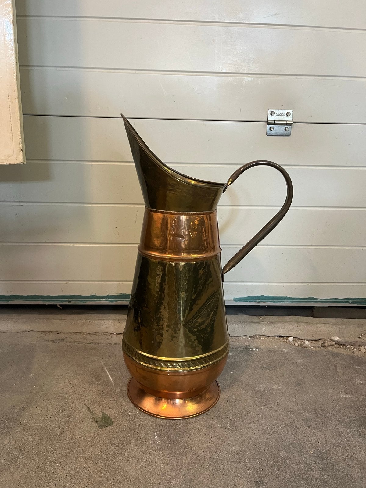 Antieke of vintage paraplubak, Ophalen, Koper