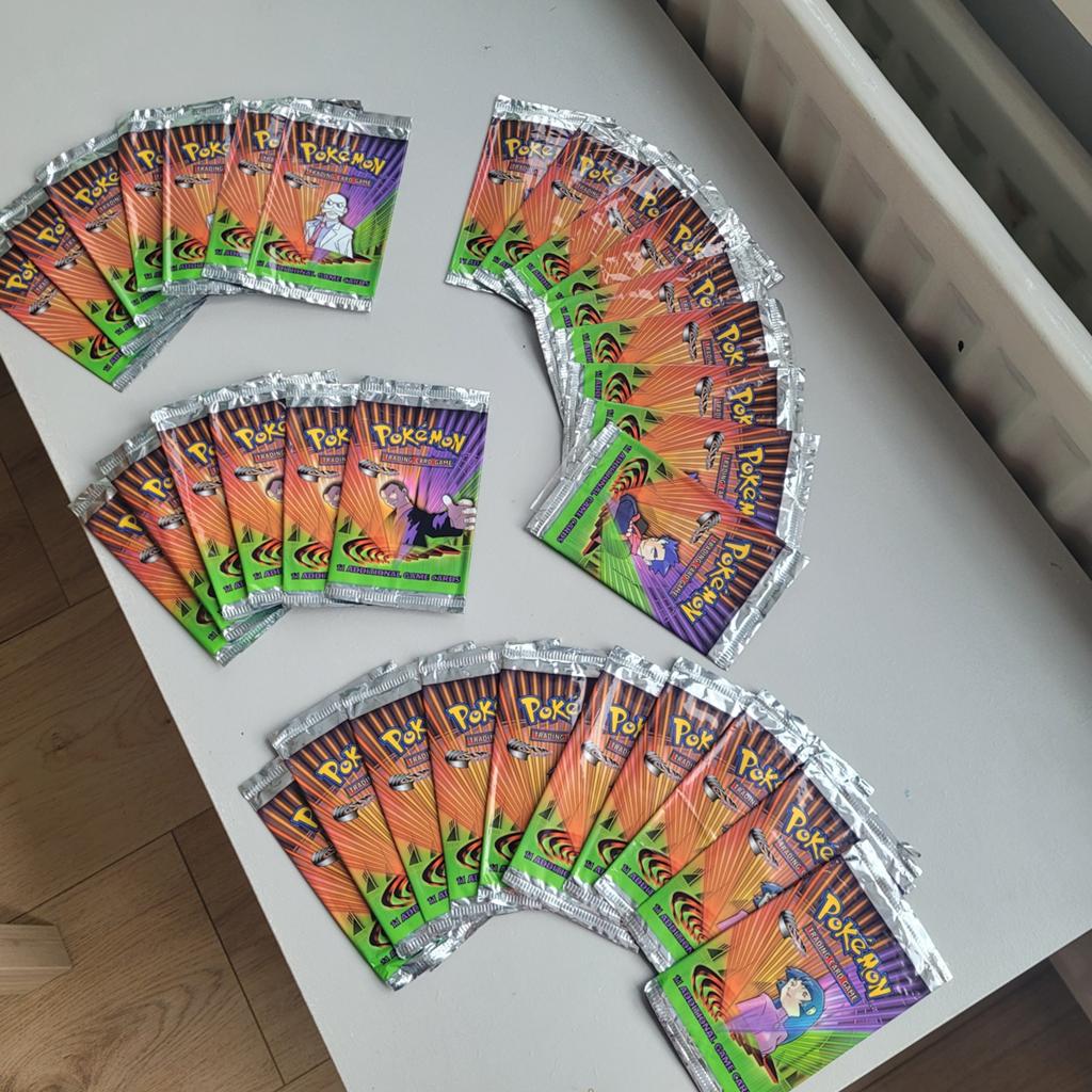 Gym challenge empty boosterpacks. WOTC era, Ophalen of Verzenden