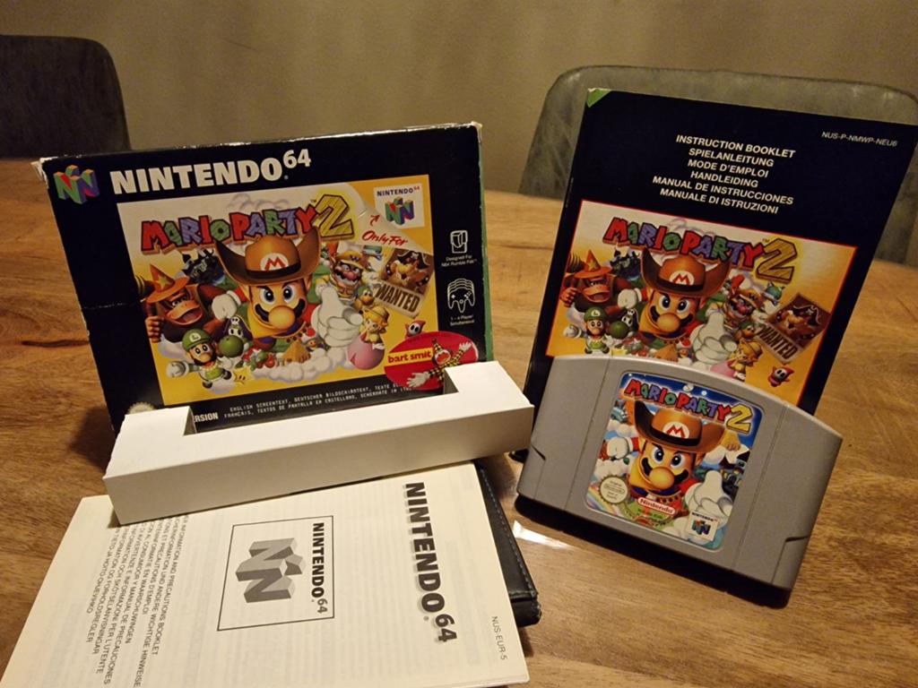 Mario Party 2 N64 Compleet met doos en boekjes, Spelcomputers en Games, Games | Nintendo 64, Overige genres, Eén computer, Ophalen of Verzenden