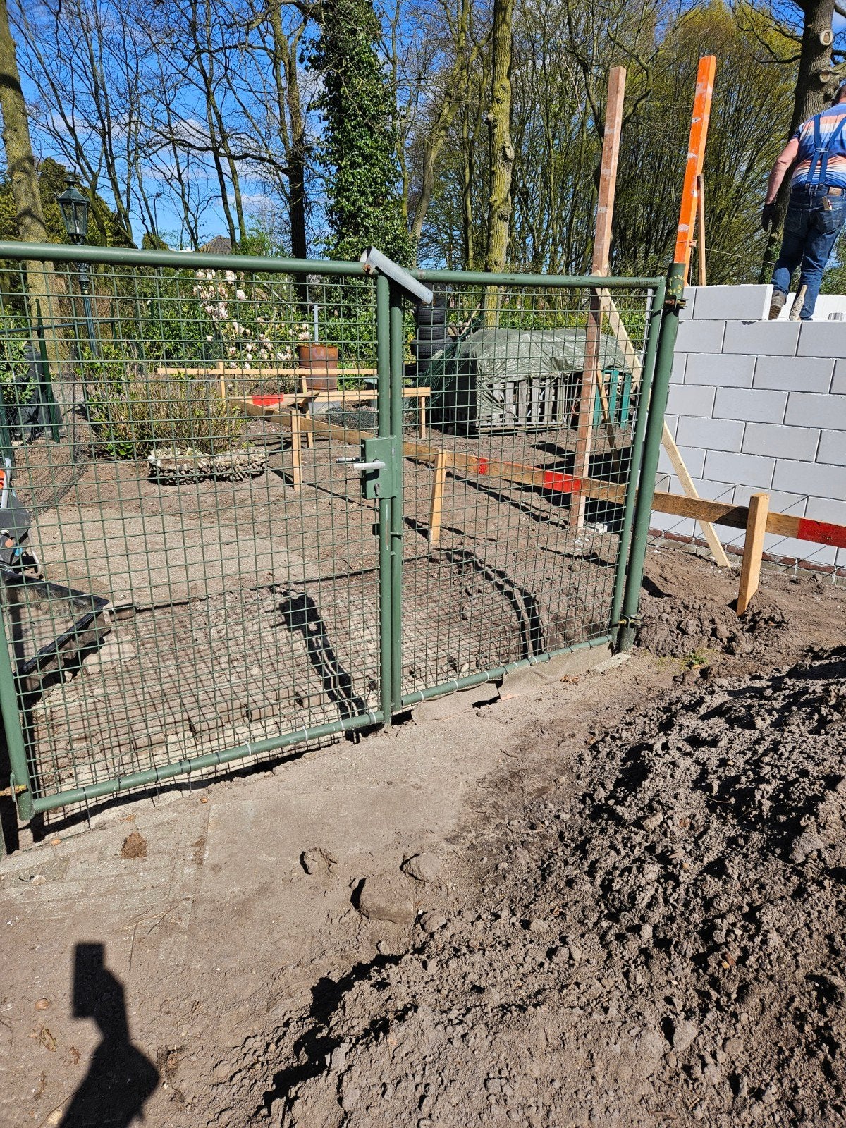 groene poort, Met poort, Gebruikt, Ophalen of Verzenden, Gaashekwerk
