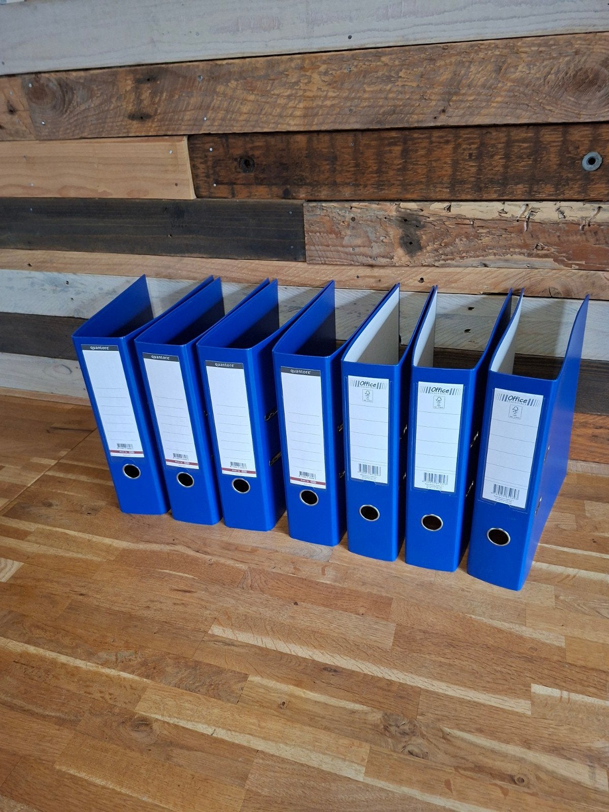 7 nieuwe ordnermappen - blauw, prijs voor 7 stuks, Diversen, Ophalen