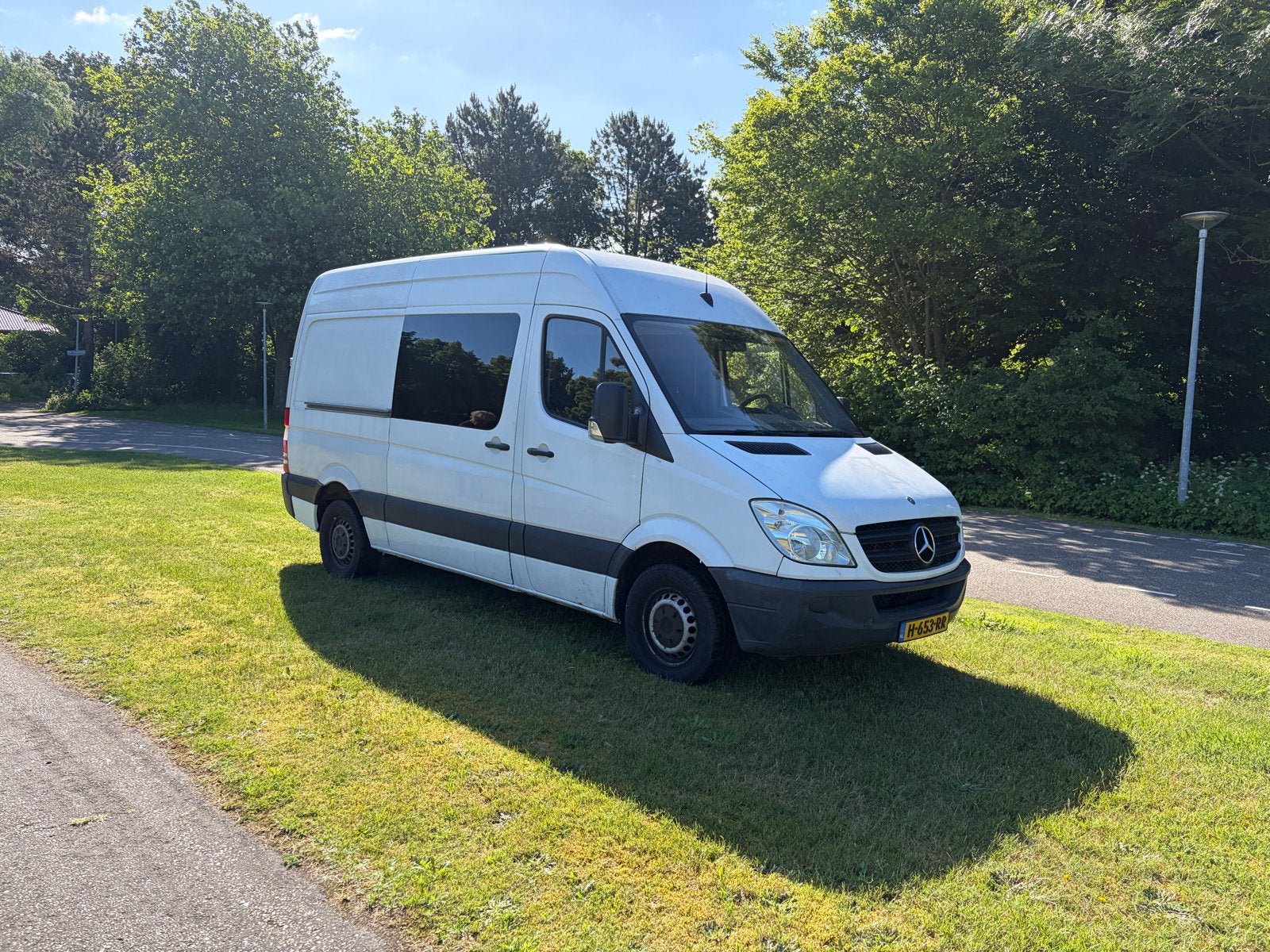 Mercedes-Benz sprinter automaat voordeel 2007 Wit, Auto's, 2800 kg, Wit, Origineel Nederlands, Diesel