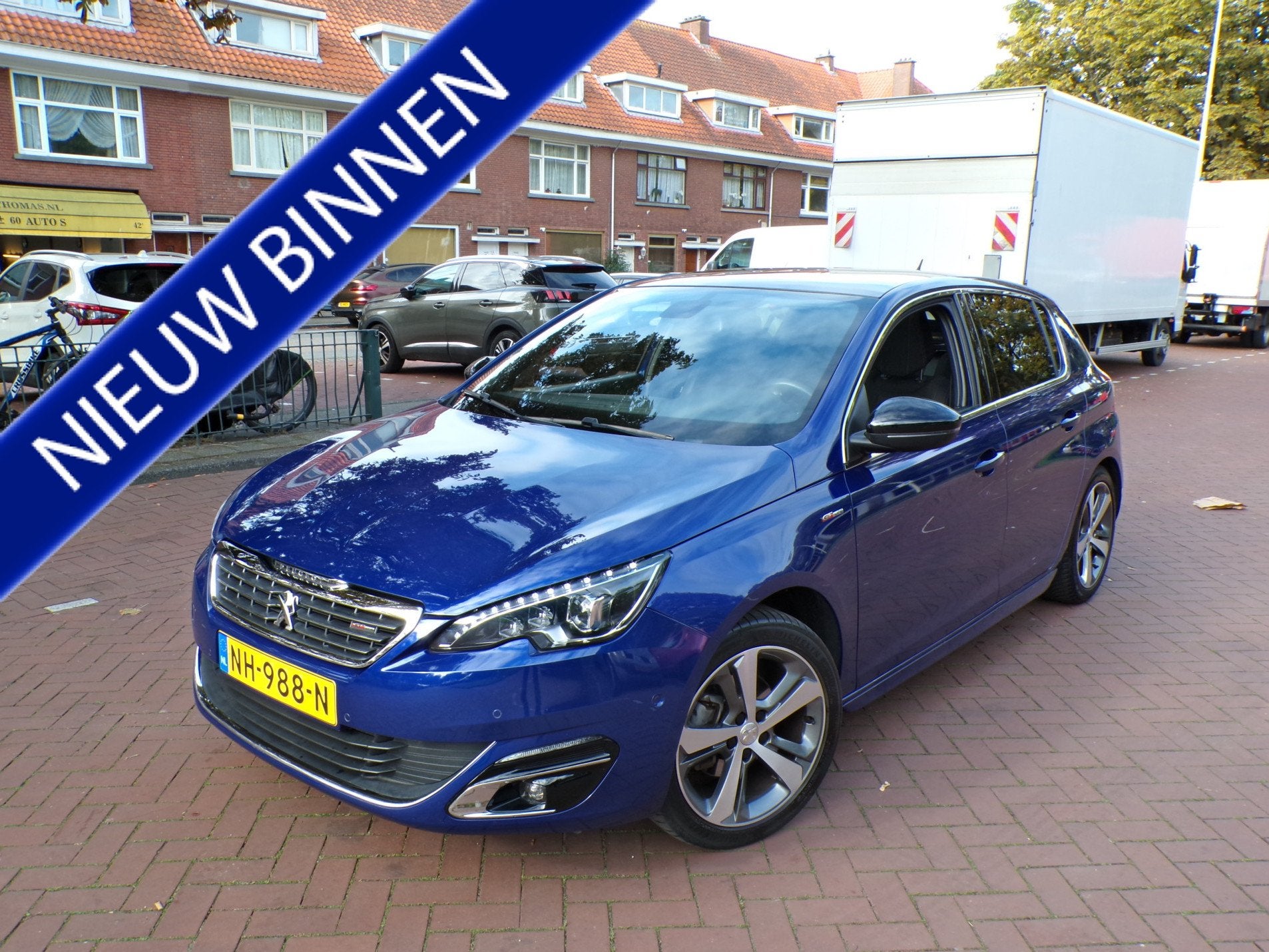 Peugeot 308 1.2 PureTech GT-line 2E EIG GEHEEL PEUGEOT DEALE, Auto's, Voorwielaandrijving, Dealer onderhouden, Gebruikt, Euro 6