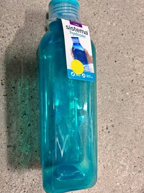 Sistema Hydrate vierkante drinkfles Square Bottle 1L, Verzenden, Nieuw