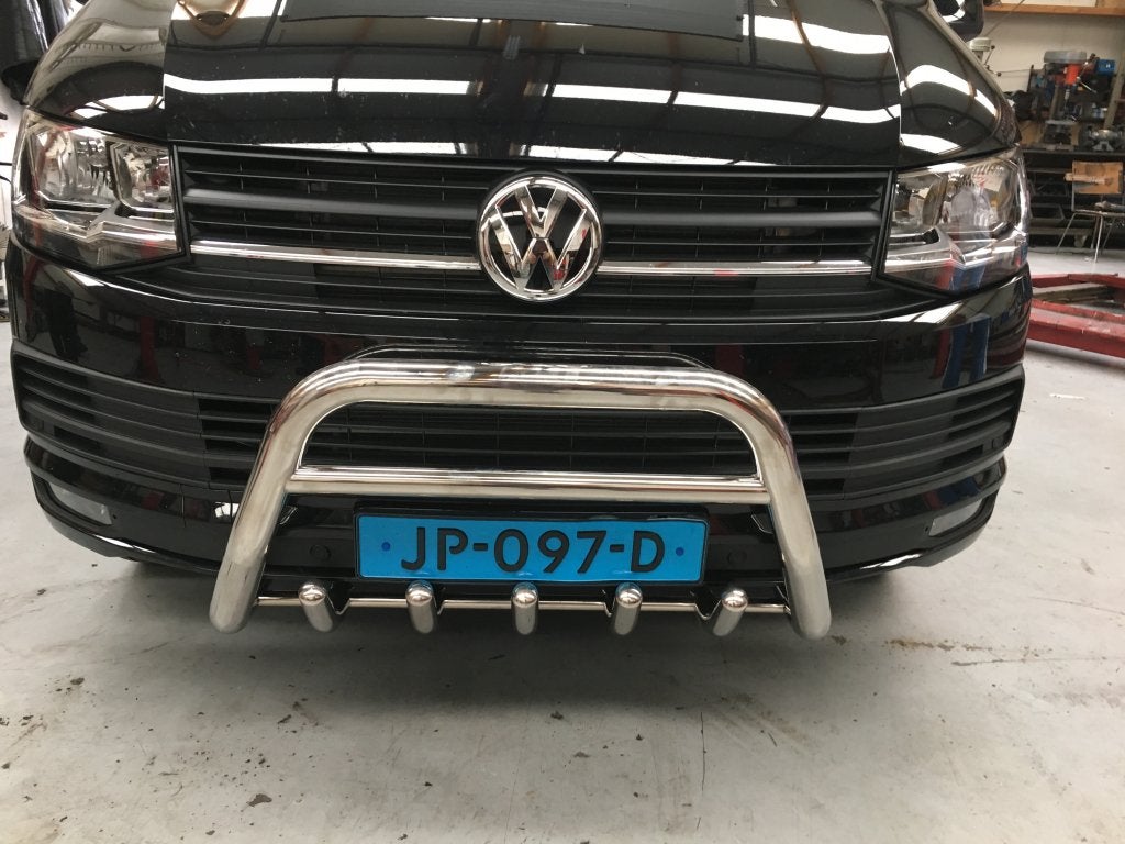VW T5 Bullbar Pushbar met carterbeschermer, Niet ingevuld, Niet ingevuld, Niet ingevuld