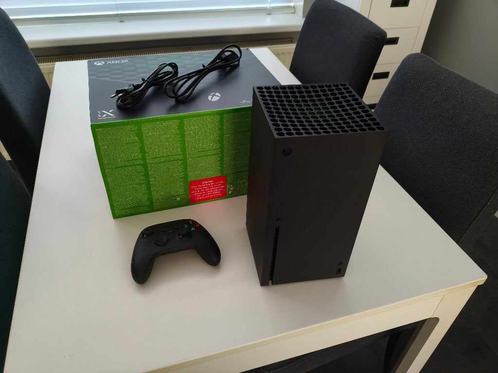 Xbox Series X met controller en originele verpakking, Ophalen, Zo goed als nieuw, Xbox Series X
