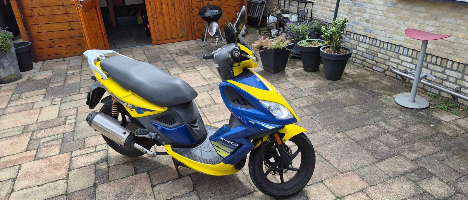 Kymco Super 8 met vastloper, Ophalen, Gebruikt, Kymco Super 8, Benzine