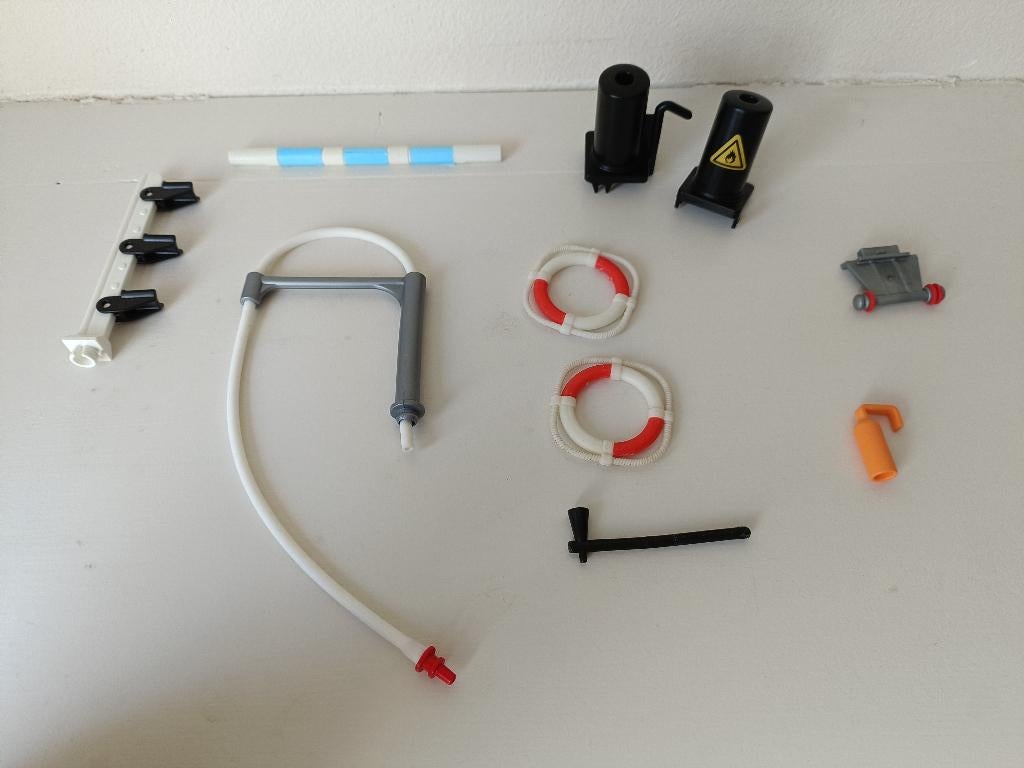 playmobil losse onderdelen paard / garage / boot, Ophalen of Verzenden, Gebruikt