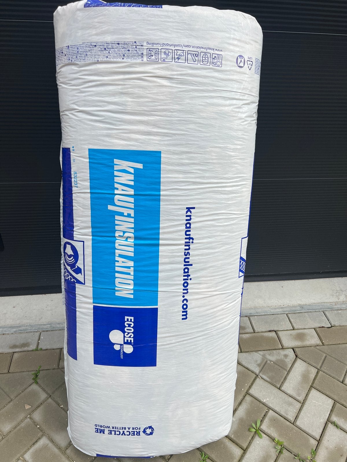 Knauf Insulation Acoustifit Glaswol Isolatie 45mm, 10 tot 15 m², Nieuw, Vloerisolatie, Glaswol