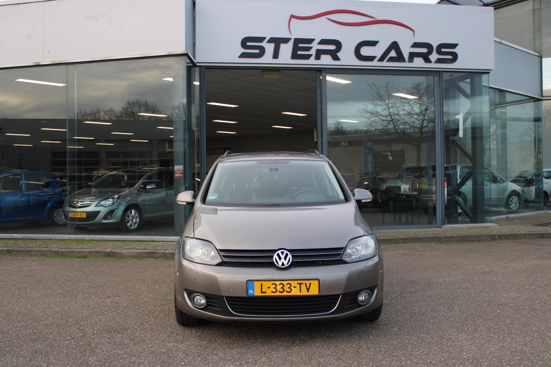 Volkswagen Golf Plus 1.2 TSI Highline BlueMotion, Stoelverwa, Auto's, Gebruikt, 4 cilinders, Bruin, Alcantara