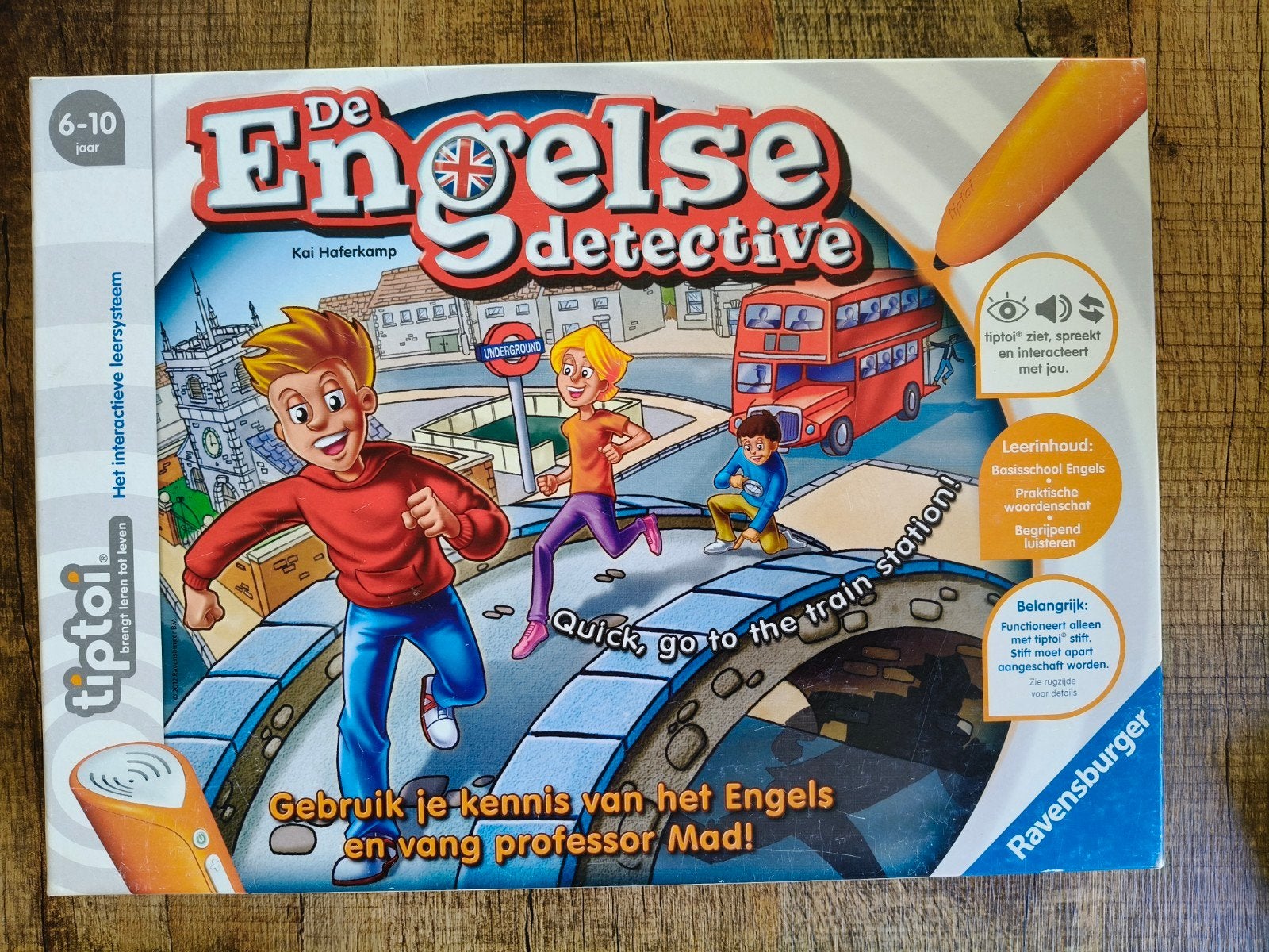 De Engelse Detective - Interactief Leersysteem Tiptoi, Een of twee spelers, Ophalen of Verzenden, Zo goed als nieuw, Ravensburger