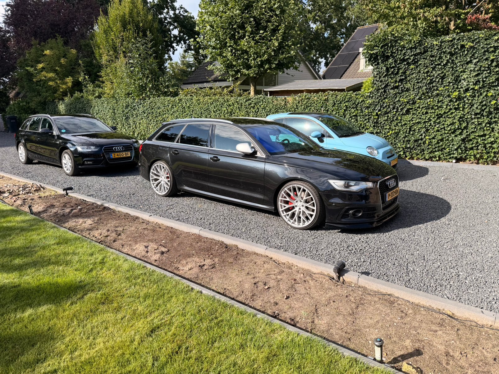 Audi A6 3.0 V6 TDI, 3x S-Line, Auto's, Leder en Stof, Zwart, 300 pk, Stationwagon