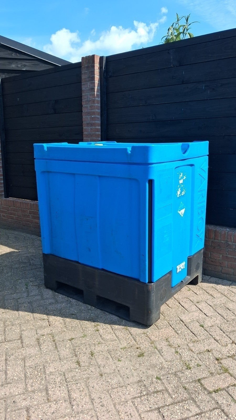 milieutank varibox opslagtank  olietank in lekbak !, Auto diversen, Ophalen, Gebruikt