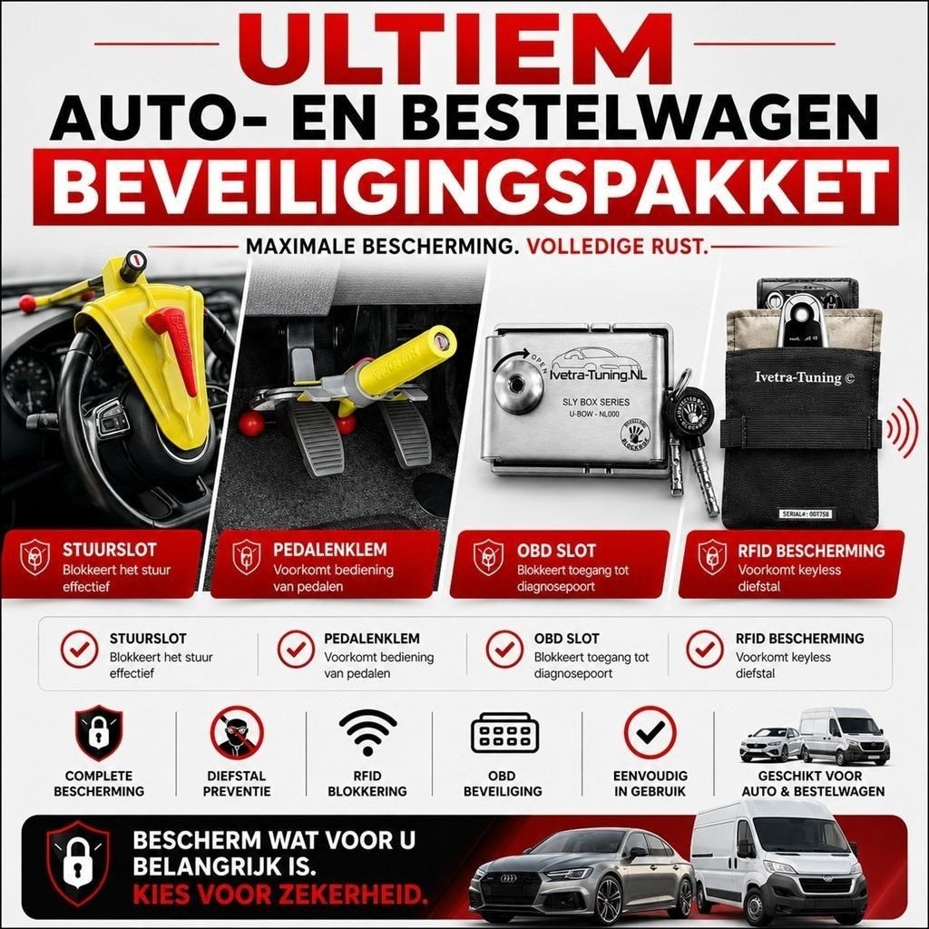Ultiem Auto- en Bestelwagen Beveiligingspakket, Verzenden, Info@ivetra-tuning.nl | www.ivetra-tuning.nl, Ivetra-Tuning NL, Huissen