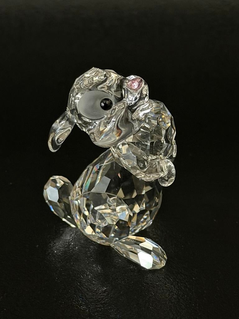 NIEUWSTAAT SWAROVSKI STAMPERTJE BAMBI DISNEY KONIJN, Ophalen of Verzenden, Zo goed als nieuw, Figuurtje