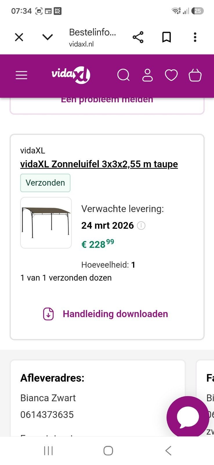 Partytent 100 euro...nieuw, Ophalen, Nieuw, Minder dan 5 meter