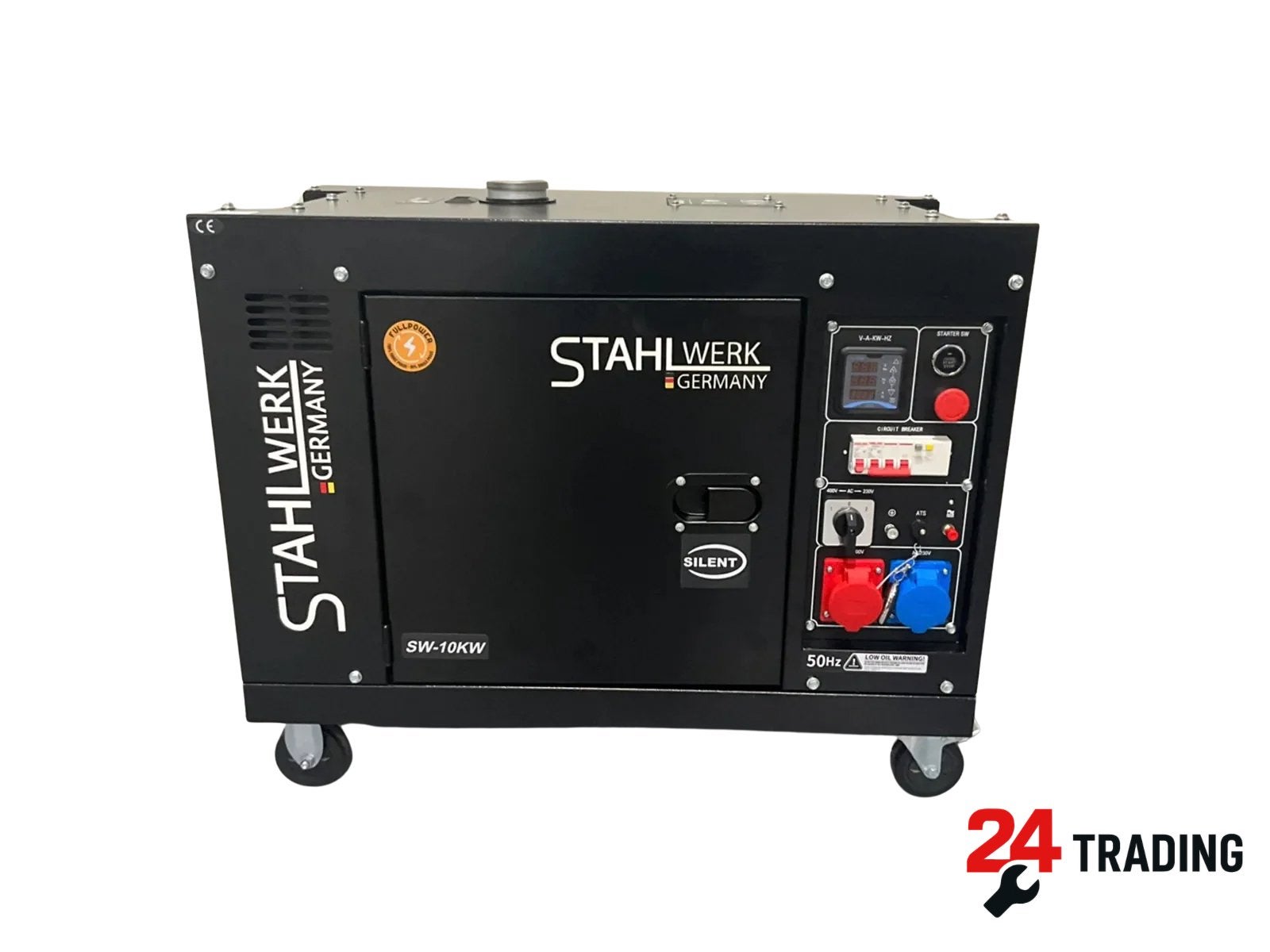 Stahlwerk SW-10KW aggregaat – 9,8 kVA – Diesel, Ophalen, Zo goed als nieuw, Dieselolie