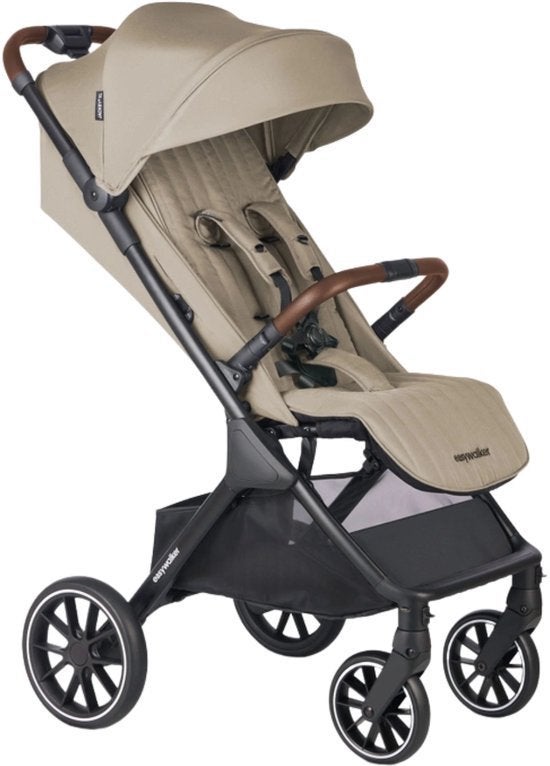 Easywalker Jackey 2 XL Buggy - Pearl Taupe, Kinderen en Baby's, Buggy's, Ophalen of Verzenden, Nieuw, Verstelbare rugleuning