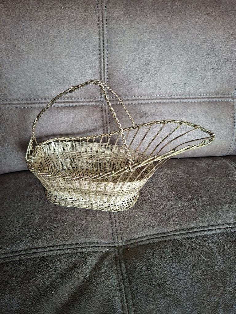Vintage Franse Wijnfleshouder - Sierlijk en Praktisch, Antiek en Kunst, Ophalen of Verzenden