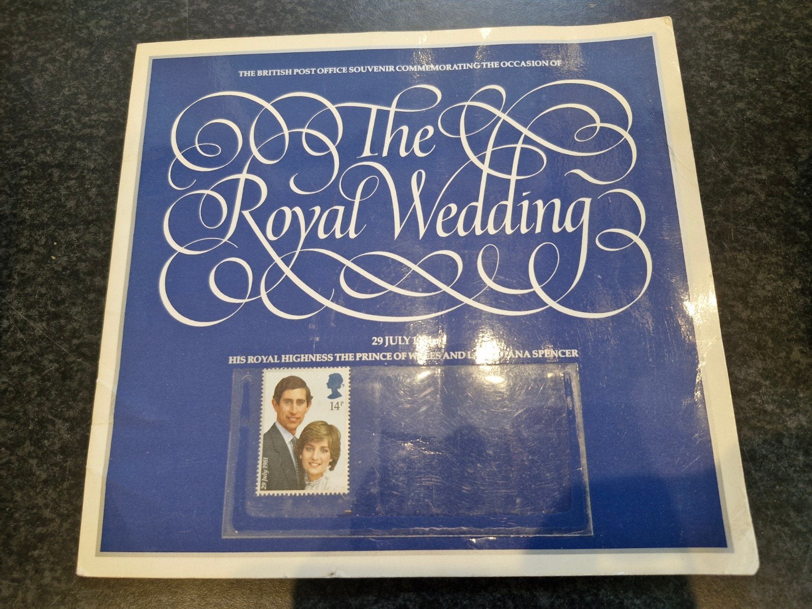 Koninklijk Huwelijk Charles & Diana Postzegel Souvenir, Postzegels en Munten, Postzegels | Europa | UK, Ophalen of Verzenden, Postfris