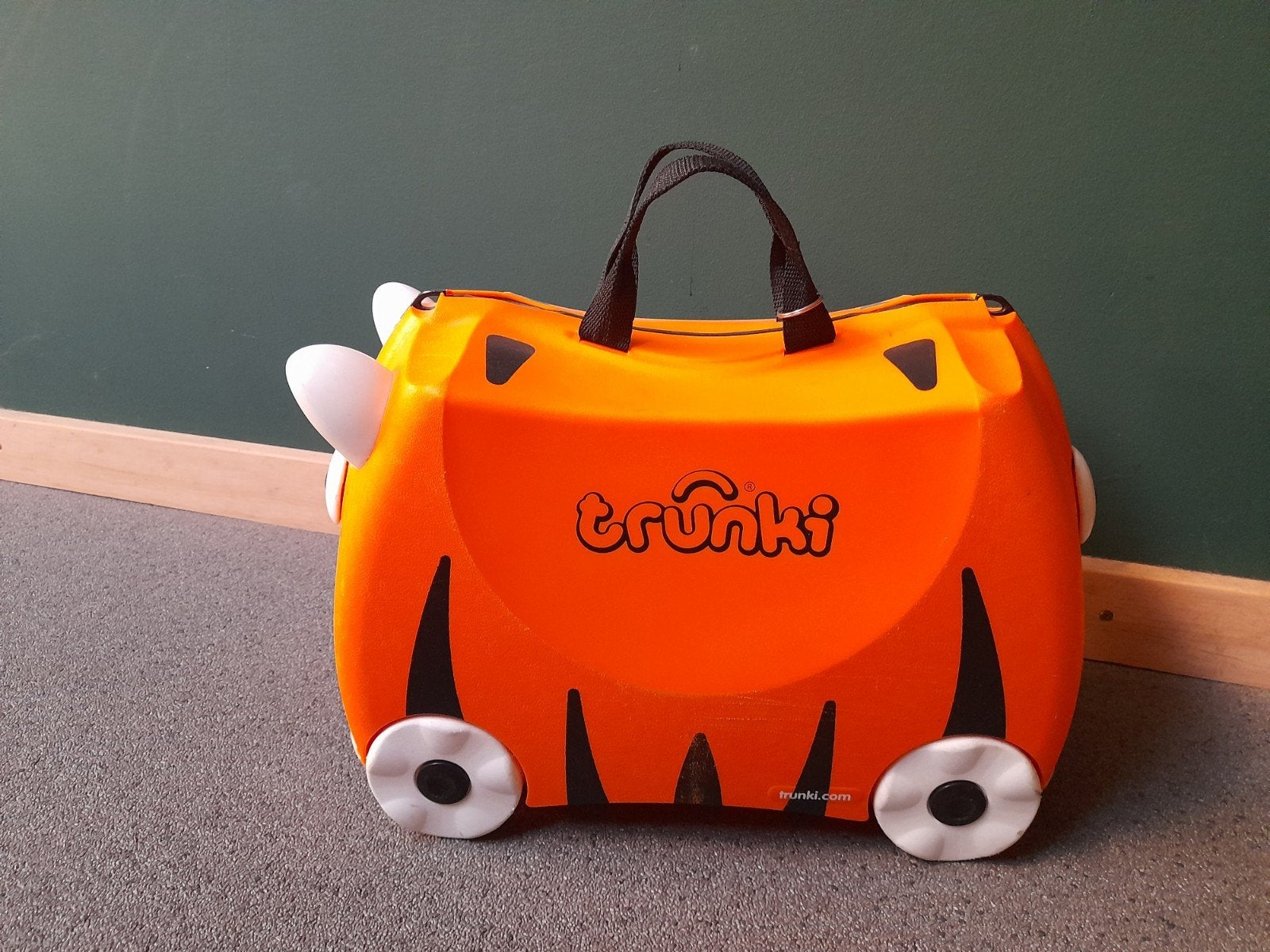 trunki tijger kinderkoffer, Sieraden, Tassen en Uiterlijk, Koffers, Ophalen, Gebruikt, Hard kunststof, Minder dan 50 cm