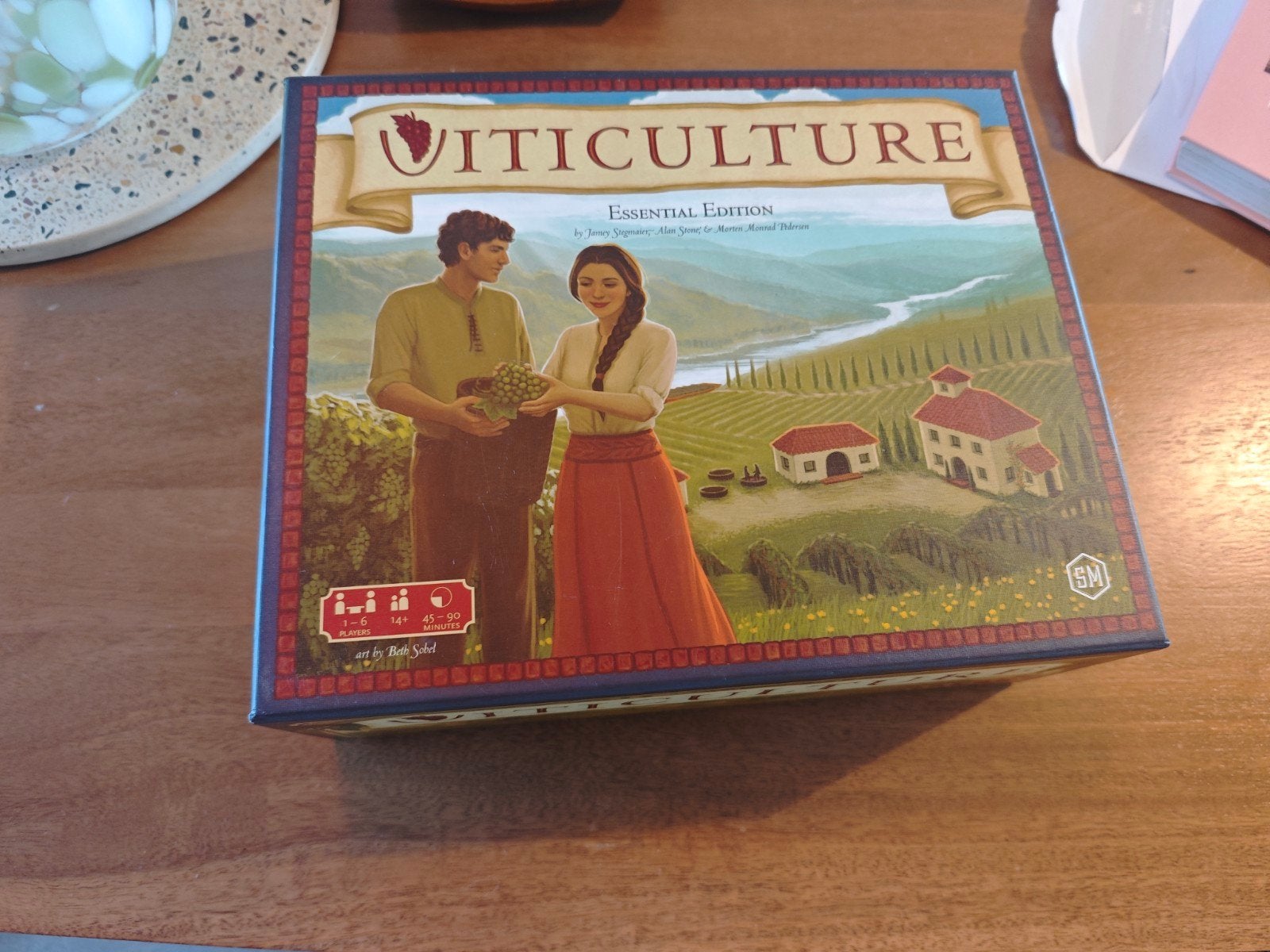 Viticulture Essential Edition Bordspel, Hobby en Vrije tijd, Een of twee spelers, Ophalen of Verzenden, Zo goed als nieuw, Stonemaier Games
