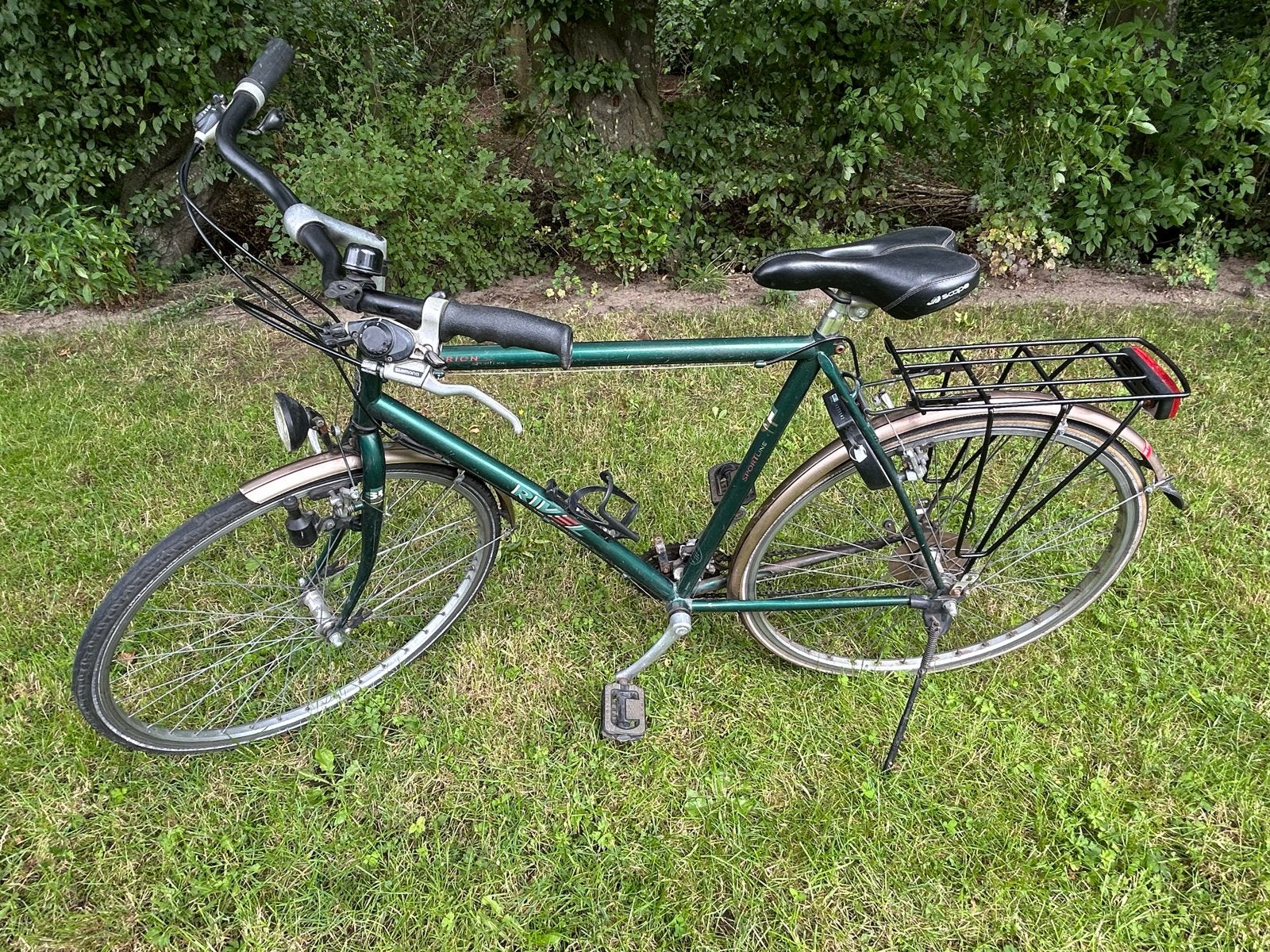 Rivel Sportline Herenfiets - Groen, 28 inch, Shimano, Fietsen en Brommers, 28 inch, Gebruikt, Velgrem, 57 tot 61 cm