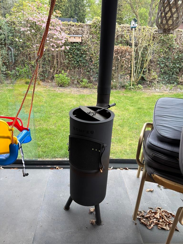 Bonfeu tuinhaard, Ophalen, Gebruikt