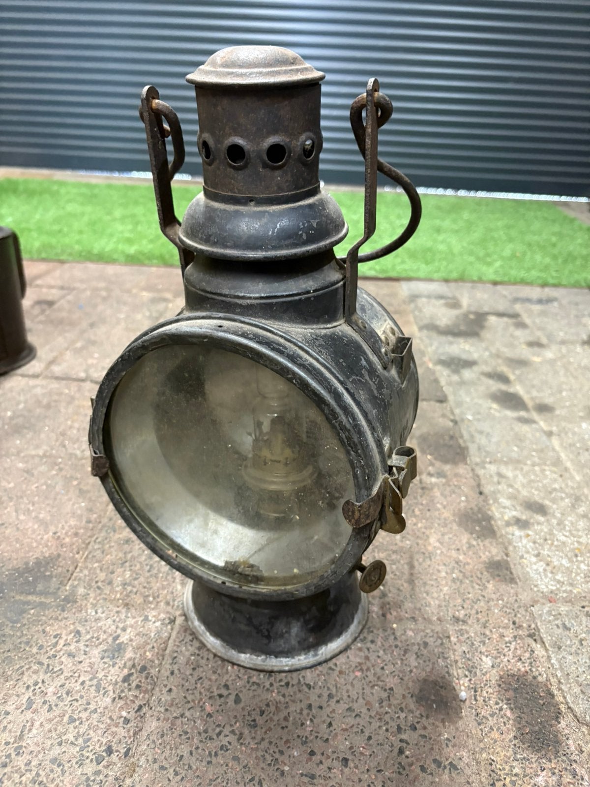 Treinlamp, seinlamp, spoorwegen, spoorweg, trein lamp, Ophalen of Verzenden, Gebruikt, Trein, Overige typen