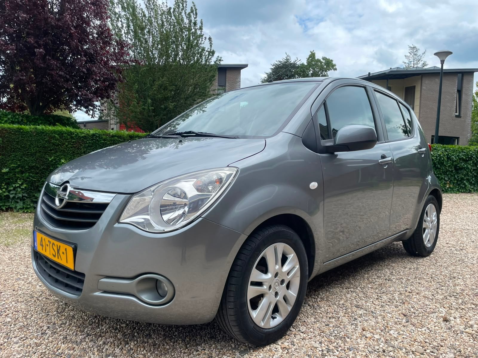 Opel Agila 1.0 12V 2012 Grijs, Auto's, Opel, Stof, Origineel Nederlands, Bedrijf, Handgeschakeld