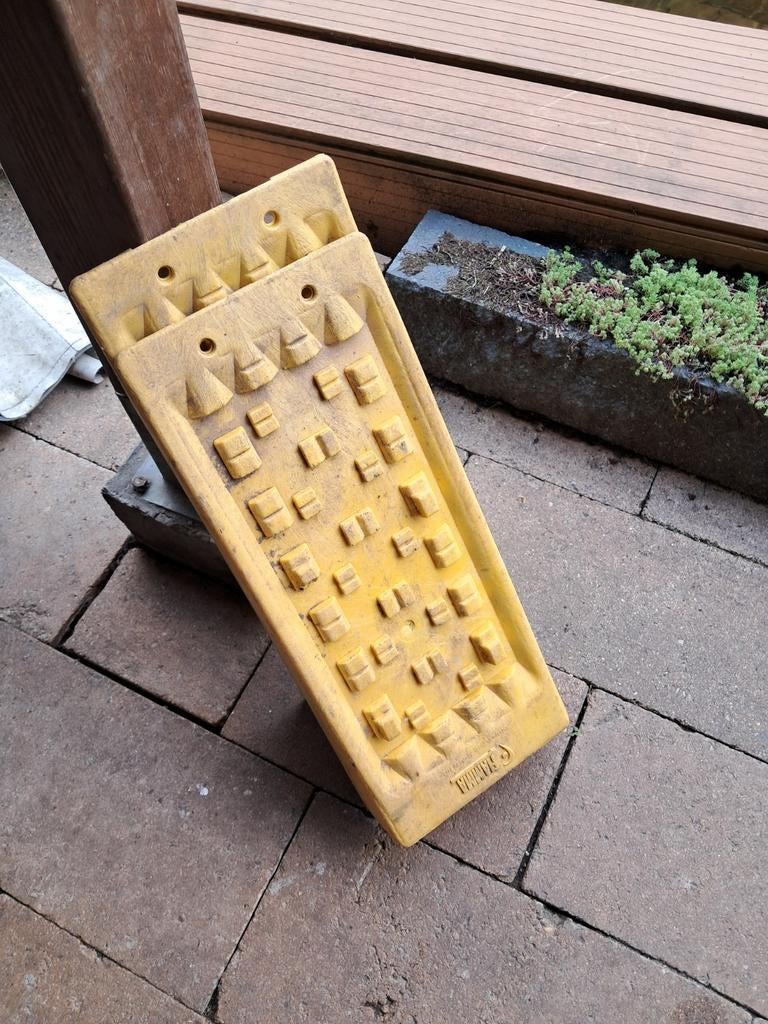 2 oprijblokken fiamma, Ophalen