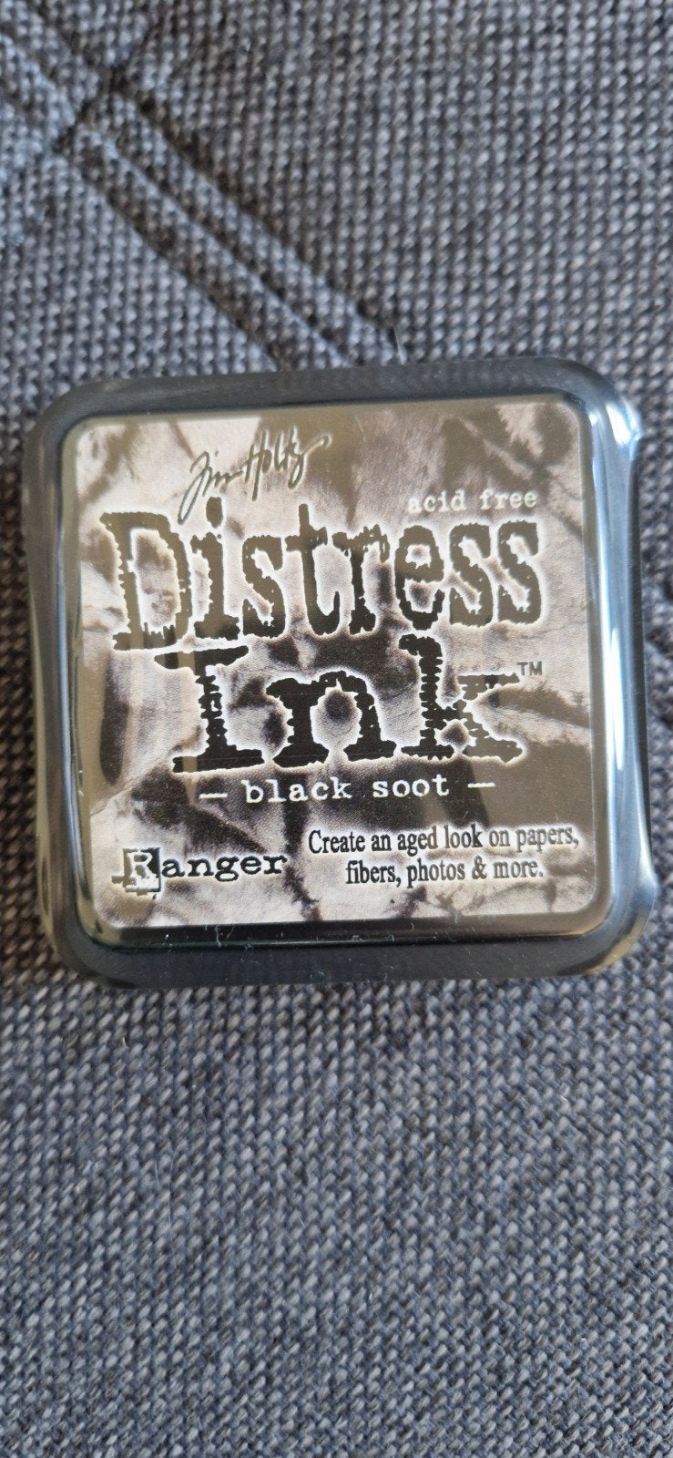Tim Holtz Distress Ink - Black Soot, Overige thema's, Nieuw, Overige materialen, Overige merken