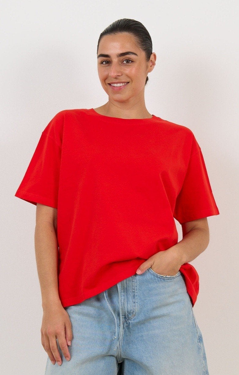 American Vintage fizvalley shirt mt L, Kleding | Dames, T-shirts, Verzenden, Maat 42/44 (L), Zo goed als nieuw, Korte mouw